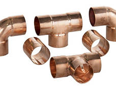 Фітинги під пайку для мідного водопроводу