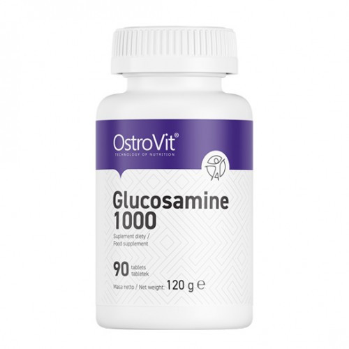 Глюкозамін Glucosamine 1000 Ostrovit 90 таб. для зв'язок і суглобів