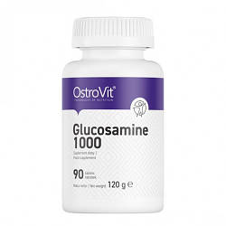 Глюкозамін Glucosamine 1000 Ostrovit 90 таб. для зв'язок і суглобів