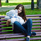 Плюшеві ведмеді Плюшевий ведмедик 1 МЕТР, Рожевий, фото 2