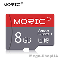 Карта пам'яті, флешка MicroSD 8GB Class 10+ SD Adapter мікро сд 8 гб для телефону, смартфона, планшета EC8