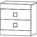 Тумба приліжкова у дитячу Соната з ламінованої ДСП Еверест Дуб Сонома + Білий, фото 4