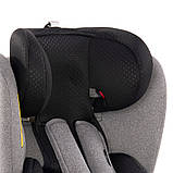 Автокрісло Lorelli Lusso Isofix група 0/1/2/3 (0-36 кг) сидіння обертається brittany blue, фото 5