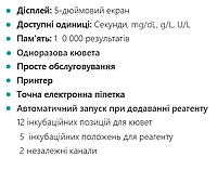 Аналізатор згортання крові/ коагулометр напівавтоматичний (Ветеринарний) VC2, Genrui, фото 4