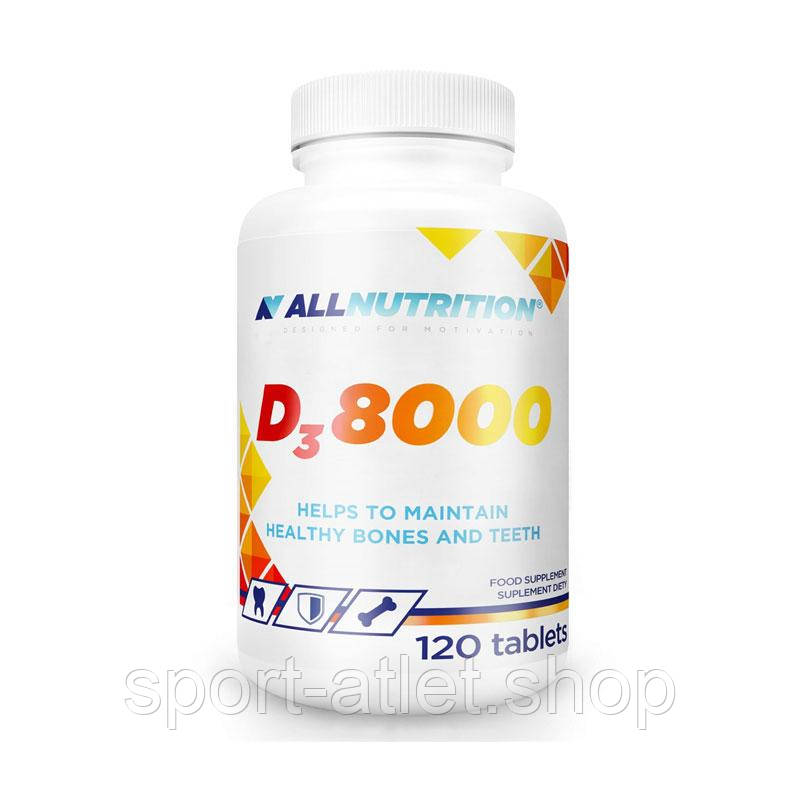 Вітаміни та мінерали AllNutrition Vitamin D3 8000, 120 таблеток