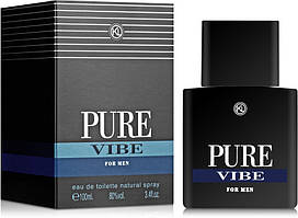 Чоловіча туалетна вода Pure Vibe 100ml. Karen Low.Geparlys.(100% ORIGINAL)