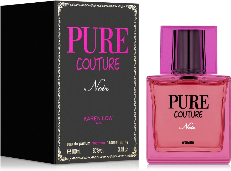 Жіноча парфумована вода Pure Couture Noir 100ml. Karen Low.Geparlys (100% ORIGINAL)