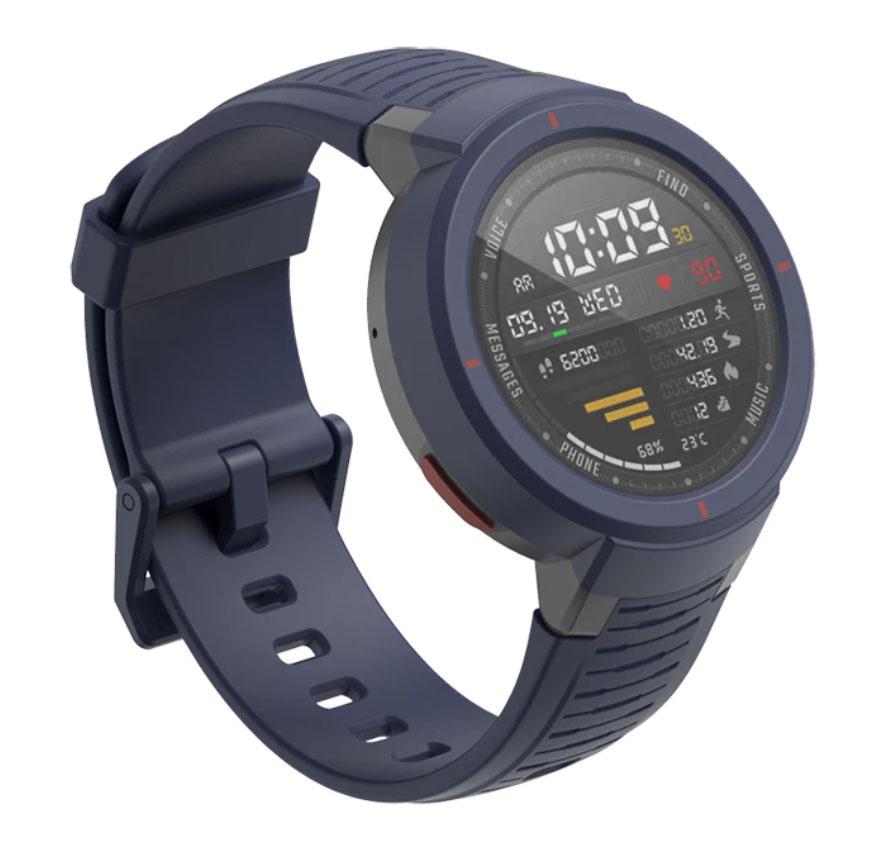 Силіконовий ремінець Primolux Mijobs для годинника Xiaomi Amazfit Verge (A1801 / A1811 / A1818) - Dark Blue