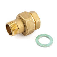 Американка пряма Н/В із прокладкою General Fittings 1/2