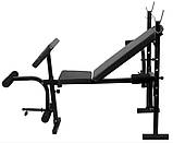 Професійна лавка для штанги + парта Скотта. Лава для жиму лежачи штанги і гантелей, фото 6