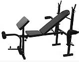 Професійна лавка для штанги + парта Скотта. Лава для жиму лежачи штанги і гантелей, фото 7