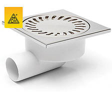 Трап MCH 326XN однокорпусний низький з горизонтальним під'єднанням DN50