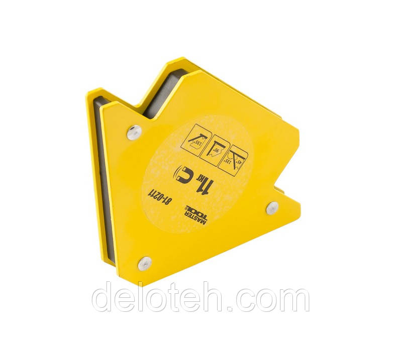 Магніт для зварювання 11 кг, 45°/90°/135° MASTERTOOL 81-0211, фото 1