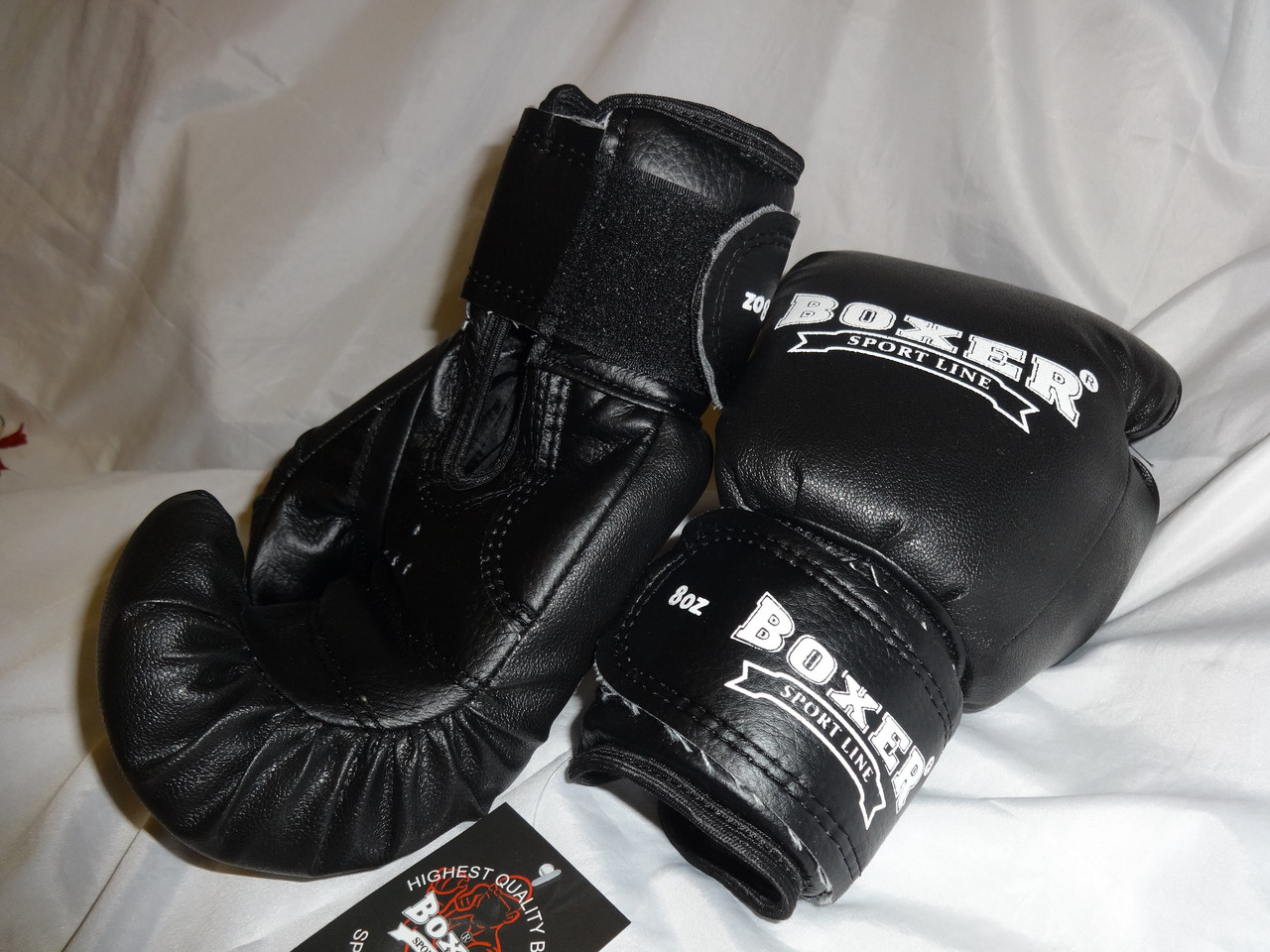 Боксерські рукавички 8 oz КОЖВІНІЛ Boxer 3 кольори