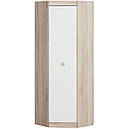 Шафа розпашна у вітальню з ламінованої ДСП Соната 700 кутова Еверест Дуб Сонома + Білий, фото 2