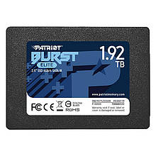 SSD 1.92 TB Patriot Burst Elite 2.5" SATAIII 3D TLC (PBE192TS25SSDR)