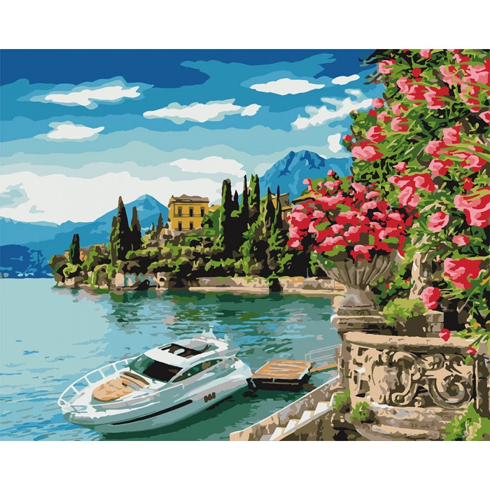 Картина за номерами KHO2746 Барви моря 40*50см Ideyka