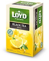 Чай черный с лимоном LOYD Black tea Lemon 20 пакет.(34г)