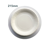 Паперові тарілки білі ЕКО 215 мм. 25 шт., фото 2