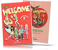 Welcome 2, Pupil's book + Workbook / Учебник + Тетрадь английского языка