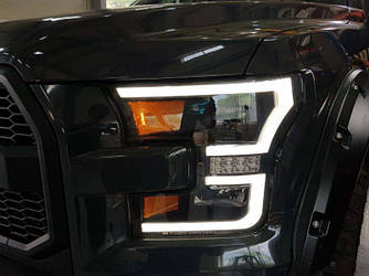 Передні фари Ford F150 (15-17) тюнінг led оптика (вірус 1)