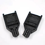 USB 2.0 A Male, розбірний роз'єм мама, чорний, фото 2