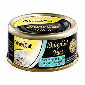Консерви Gimcat ShinyCat Filet Тунець з гарбузом, 70 г