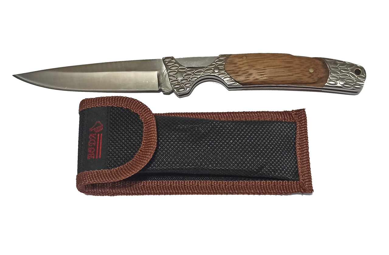 Ніж складаний з дерев'яною ручкою FB0084, фото 1