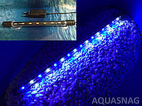 Подводная светодиодная лампа 28.5см, голубая с белым, 30 LED