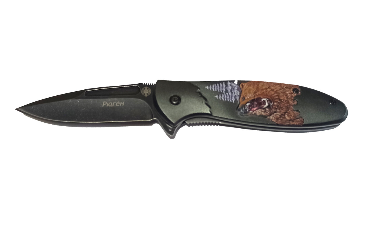 Ніж складаний механічний Ведмідь M9690