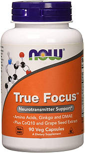 Для концентрації уваги Now Foods True Focus 90 капсул