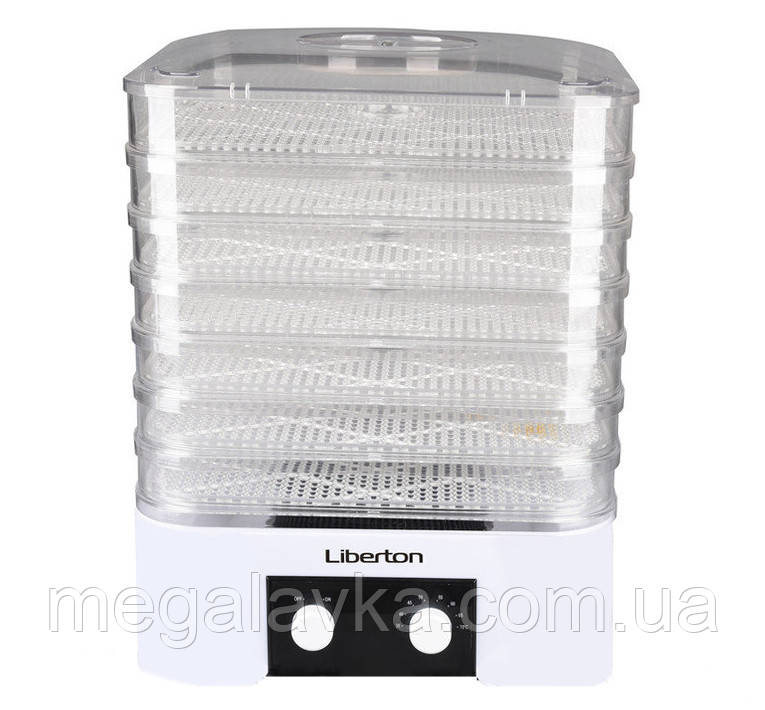 Сушка для овочів та фруктів Liberton LFD-5521 21 л 550 Вт - MegaLavka