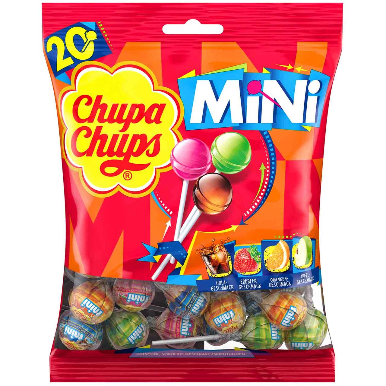 Льодяники чупа-чупс Chupa Chups Mini, 20 шт.