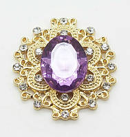 30*32 мм в золотій оправі