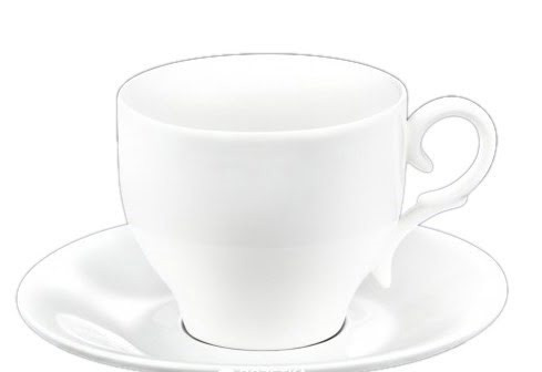 Чашка фарфор. 90мл "WilMax" з блюдцем №993103/1037(6)(48)