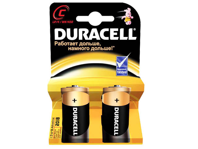Батарейки Duracell LR-14/блістер 2шт (10), фото 1