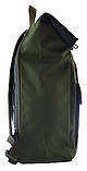 Рюкзак міський Roll-top T-57 Khaki 557265 Yes, фото 4