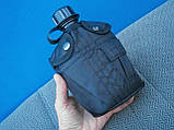 Фляга армійська "US Army bottle" 1 л пластикова в чохлі, чорна. Німеччина Макс Фукс., фото 8