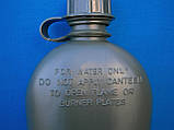 Фляга армійська "US Army bottle" 1 л пластикова в чохлі, олива. Німеччина Макс Фукс., фото 11