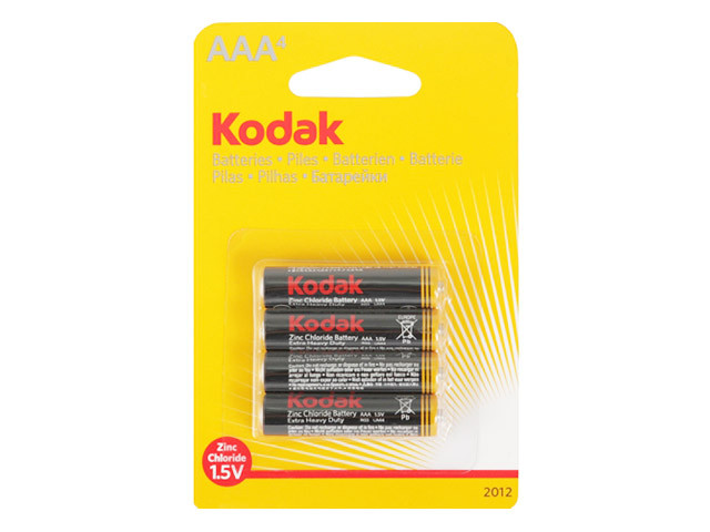 Батарейки Kodak Super Heavy Duty R-03/блістер 4шт (12)(60)