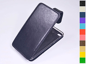 Відкидний чохол з натуральної шкіри для Meizu M5s