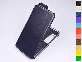 Відкидний чохол з натуральної шкіри для Meizu Pro 7 Plus