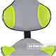 Дитяче комп'ютерне крісло FunDesk LST3 Green-Grey, фото 7