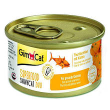 Консервы GimCat Superfood Shiny Cat Duo с тунцом и тыквой, 70 г