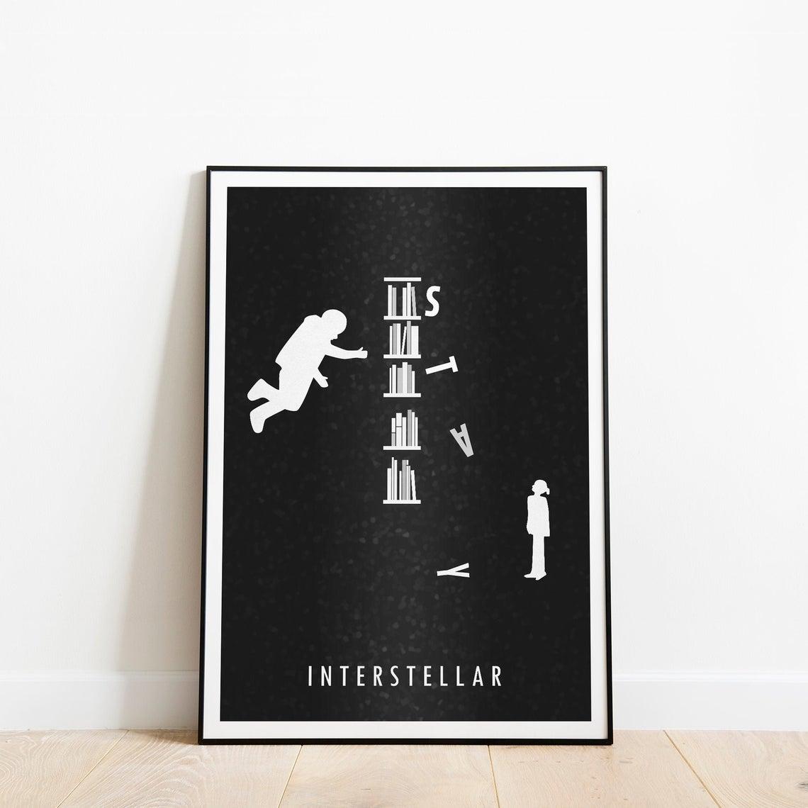Плакат Interstellar формат А3 без рам