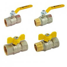 Крани кульові для газу TORNADO TIEMME 