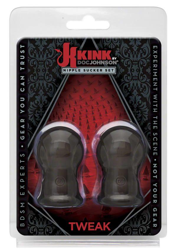 Вакуумний стимулятор для сосків Kink-Tweak Nipple Sucker Set Doc Johnson, фото 1