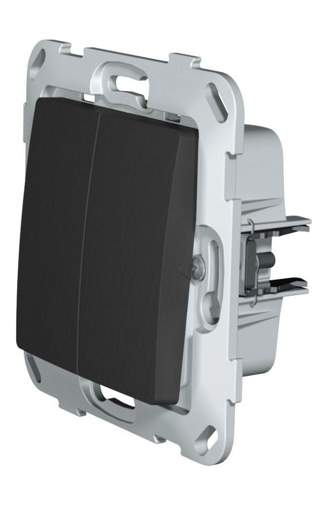 PLK0121241 Механізм вимикача 2кл. PLANK Electrotec, фото 1