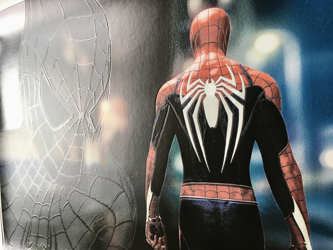 Плакат на стену Spider-Man Человек паук на холсте по номерам№2 Dimense print 150 см х 110 см - фото 3 - id-p1331632468