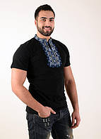 Мужская футболка - вышиванка "Зорепад", ткань трикотаж, р. S(44), M(46), 3X(54)
